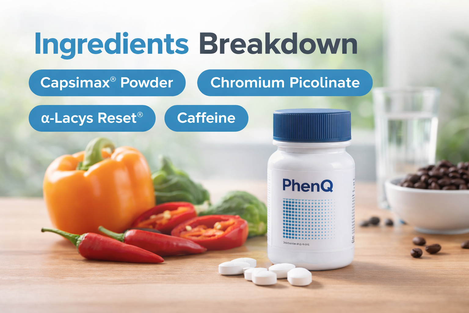 Ingredients Breakdown PhenQ